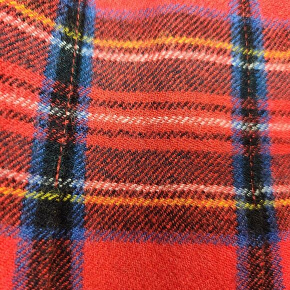 VTG Wool Skirt Womens 8 Old Money Scotland School Girl Preppy Y2k Oxford Style - Picture 8 of 11